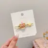 Pinzas para el pelo lindas y elegantes para mujer, pinzas laterales de acrílico, nuevo modelo de verano 2026, pinzas rectas dulces que no dañan el cabello, pinzas BB