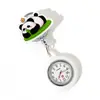 Reloj de Bolsillo de Enfermera Extensible de Panda de Dibujos Animados Reloj de Bolsillo de Doctor Batería Luminoso Impermeable Lindo Modelo para Mujer