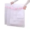 Conjunto de sacos de lavagem de malha grossa e fina para roupas íntimas, sutiã, bolsa protetora para lavagem, bolsa de malha de poliéster com zíper, geração de logotipo, cabelo