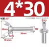 Parafusos Borboleta de Aço Inoxidável 304/201/316, Parafusos Apertados à Mão, Parafusos de Chifre em Forma de Borboleta Mm3M4M5M6