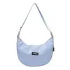 Bolsa transversal estilo coreano, nova bolsa em formato de bolinho, moderna e retrô, estilosa para estudantes, bolsa de ombro de lona simples, atacado