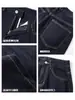 Jeans de Pierna Ancha con Felpa Otoño e Invierno para Mujer Cintura Alta Sueltos Cortavientos Bloqueo de Temperatura Pierna Recta Buena Caída Forma Versátil Pantalones Casuales