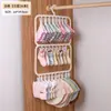 Percha para niños, armario doméstico, artefacto de almacenamiento, percha multifuncional para bebés, estante para secar calcetines con múltiples clips para bebés