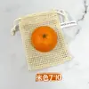 Bolsas de malla de algodón al por mayor, bolsas tejidas para frutas y verduras, bolsas de malla con cordón, bolsas de compras reutilizables, ecológicas