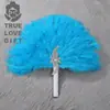 Boda europea y americana Ventilador grande boda actuación romántica en escenario Amazon caliente pluma Ventilador de jardín mano de la novia