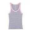 Comercio Exterior 2026 Otoño Nuevo Estilo Europeo y Americano Moda Femenina Casual Holgado Versátil Sin Mangas Canalé Superior 3253301