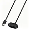Compatible con cable de carga magnético para pulsera Google Fitbit Air, cable de datos de carga con puerto USB-A/C de dos pines