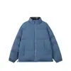 Marca de Moda Americana North Boundary para Hombre 2025 Invierno Nuevo Chaqueta de Algodón Reversible Cuello Alto Chaqueta Acolchada Abrigo de Algodón Grueso Cálido
