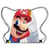 Venta Directa de Fábrica Bolsa con Cordón, Almacenamiento Deportivo Tela de Poliéster Mario Pantalones con Bolsillo de Solapa con Cordón, Pantalones de Moda con Bolsillo de Solapa con Cordón