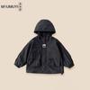 Chaqueta Acolchada de Otoño e Invierno para Niños 2026 Nuevo Estilo Coreano Cortavientos con Capucha para Niños Chaqueta de Bebé con Forro Polar