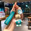 Llavero de Starbucks transfronterizo cubierta de leche Mickey caricatura llavero de coche exquisito colgante para bolsa de taza de té de leche venta al por mayor