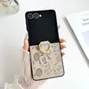 Lindo Dibujo Animado Mickey Adecuado para Samsung Zflip3 Funda Plegable para Teléfono Móvil Anillo Personalizado Flip5 Cubierta Protectora Estilo Caliente