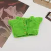 Ropa para muñeca de 10 cm, camiseta de manga corta, chaleco para muñeca, colección de atuendos para muñeca Labubu de 17 cm