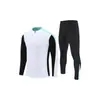 Nueva Chaqueta de Entrenamiento de Fútbol Casual de Deportes al Aire Libre de Invierno Chaqueta de Manga Larga Conjunto de Uniforme de Fútbol Ropa Cálida de Entrenamiento