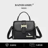 Fábrica de Origen Canguro Barney Moda Versátil Simple Retro Clásico Estilo Bolso de Hombro Nicho Venta al por Mayor Dropshipping