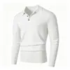 Comercio Electrónico Transfronterizo Novedades Otoño/Invierno Suéter de Punto con Decoración de Botones y Solapa para Hombre Prenda Base