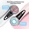 Instrumento de Beleza, Massageador Facial Doméstico, Rejuvenescimento por Fótons, Introdução de Luz Vermelha e Azul, Dispositivo de Introdução para Limpeza Facial e Lifting