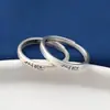 Anillo de Plata de Ley 990 Plata Pura Anillo de Aterrizaje Retro Viejo Mate Simple Boca Viva Anillo Ajustable para Dedo Índice