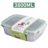 Acero Inoxidable Material 304 Caja para Comida Fresca Comida Empaquetada Caja para Comer Caja de Almacenamiento de Frutos Secos Transfronteriza Caja Redonda Doméstica para Conservar Fresco