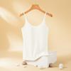 Camisola Quente de Outono e Inverno Íntimos de Veludo Femininos com Bojos e Sutiã de Veludo Espessado Top Interno All-In-One para Usar por Baixo