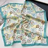 Pañuelo de Seda Largo Estampado Digital Doble Cara Personalización por Imagen u Obra de Arte Pañuelo Cuadrado de Seda Satín Brillante Mate Pañuelo Largo Personalización