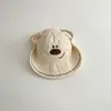 Sombrero de Bebé Qiunan Primavera y Verano Estilo Delgado Cachorro Sombrero de Cubo Secado Rápido A prueba de Viento Transpirable Sombrero para el Sol Sombrero de Protección Solar para Bebé