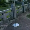 Accesorios para Espejos Gran Angular, Poste Galvanizado, Poste de Advertencia, Poste de Espejo Reflectante, Espejo de Esquina, Poste de Acero, Soporte para Poste de Luz Estroboscópica