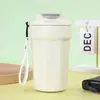Copo Térmico para Café Aço Inoxidável 316 Grande Capacidade Tumbler Bonito para Meninas Copo Octogonal Copo de Água Portátil para Estudante