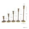 Candelabro de hierro forjado Portavelas retro europeo Portavelas de Amazon Decoración de boda Soporte para velas Cena a la luz de las velas
