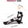 Bateria Pedaleira Simples Pedal para Bumbo Jazz Pedal de Pé Pedal para Prática de Bumbo Acessórios para Instrumentos Musicais Dc-1 Versão Atualizada