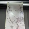Laje de Azulejo Cerâmico Foshan Guangdong 750*1500 Tijolo Texturizado Calcário Veludo Branco Leite Azulejo Antigo Azulejo de Piso