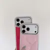 Estilo INS corazón acolchado 3D aplicable a funda de teléfono iPhone 17pro max 17pro cobertura total 15/14/16p