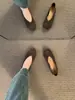 Zapatos Planos Retro de Punta Redonda sin Cordones para Mujer 2026 Primavera y Otoño Nuevos Casuales Zapatos tipo Birkenstock Mocasines de Cuero Suave Suela Suave