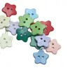 Botones de Estrella de Cinco Puntas Mate de Color Sólido, Disponibles en Múltiples Colores, Accesorios de Ropa para Suéteres, Cárdigans y Camisas, En Stock
