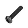 Tornillo de Cabeza Phillips 304 Acero Inoxidable Negro Zincado Cabeza Redonda Tornillo Mecánico M1-M6 Instrumentos de Precisión Fijación Fuerte Duradero