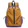 Mochila de Tela de Nylon Impermeable Ultraligera con Bloques de Color para Mujeres Viajes al Aire Libre Montañismo Mochila de Gran Capacidad Mochila Pequeña de Viaje