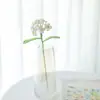 Tulipán Rosa Degradado Flores Artificiales Tejidas con Hilo Ramo Girasol Día de la Madre Día de San Valentín Flores Artificiales Crochetadas