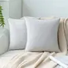 Directo de fábrica terciopelo simple color sólido almohada funda de almohada almohada de cama cojín de borde para sofá dormitorio
