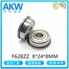 Fabricante de Cixi Rodamiento Miniatura F628Zz 8*24*8mm Rodamiento con Brida con Anillo de Retención
