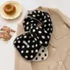 Bufanda de Punto de Felpa Suave y Cera Estilo Coreano Estilo Ins de Doble Cara para Mujer Cálida de Invierno Bufanda de Lana para Estudiante