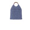 2026 En Stock Verano Mango Redondo de Ratán Cuerda de Algodón Bolso Hueco Estilo Simple Fresco Bolso de Playa para Mujer