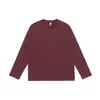 Camiseta de manga larga con cuello redondo para hombre, nuevo estilo primavera/otoño 2026, diseño retro japonés de moda, color liso, diseño estructurado con detalles de patchwork