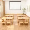 Nueva Mesa Tradicional China de Madera Maciza, Mesa de Caligrafía Tatami Estilo Song, Mesa y Sillas para Clase de Capacitación de Escuela Privada, Mesa para Juego de Go y Arte del Té