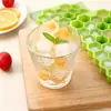 Molde de Bandeja de Hielo de Silicona para Uso Doméstico con Tapa, Dispositivo Creativo de Congelación Rápida de Cubitos de Hielo con Forma de Panal, Molde para Bebidas Frías de Verano