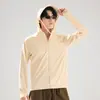 2026 Ropa Nueva de Seda de Hielo Protección Solar para Mujer Verano Exterior Ligera Chaqueta Protectora Solar Transpirable Protección UV Traje de Sol Hombre