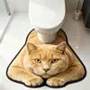 Tapete de Diatomito Tigre Transfronteiriço em Formato U para Vaso Sanitário, Resistente a Manchas, Resistente ao Desgaste, Fácil de Manter, Antiderrapante, Absorvente de Água, Tapete de Porta de Banheiro