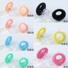 Aretes de Dopamina 2023 Aretes Acrílicos Pintados a Color Redondos Huecos Clip para la Oreja Sin Perforación Clip de Tornillo para la Oreja
