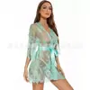 Nova Lingerie Sexy Estilo Europeu e Americano para Mulheres, Atractivo Quimono de Renda, Lingerie Babydoll, Camisola de Renda para Mulheres