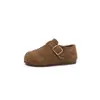 Zapatos Birkenstock Retro para Niñas 2026 Nuevo Otoño Zapatos Individuales Retro para Niños Estilo Británico Suela Suave Zapatos Casuales para Niños Pequeños