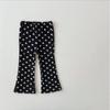 Pantalones acampanados a cuadros para niñas, estilo coreano, primavera y otoño, informales, estilo occidental, para bebés, tallas pequeñas y medianas